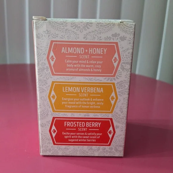 Trader Joe's Body Butter Trio Almond Honey Lemon Verbena Frosted Berry Set 9 oz - Picture 3 of 6